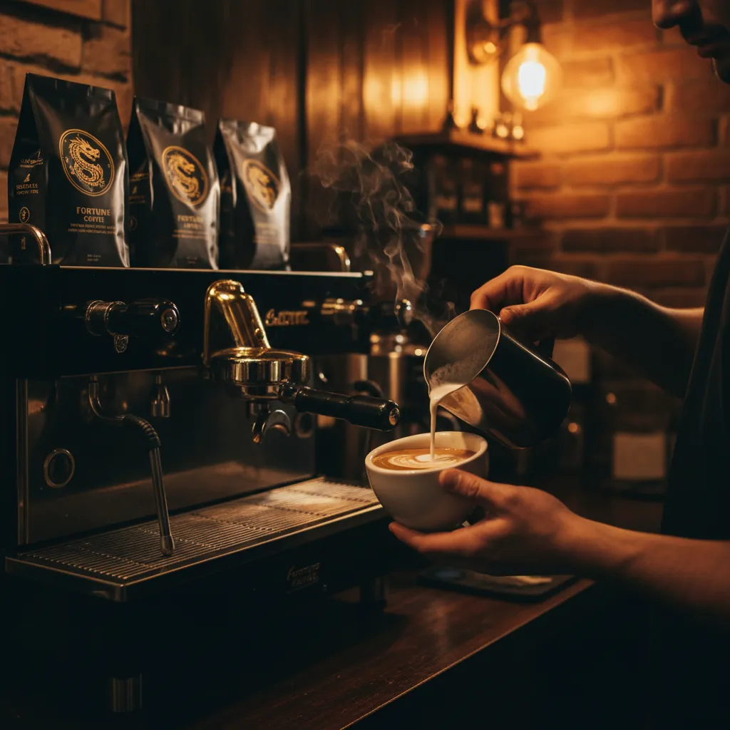 Koffie van Fortune Coffee